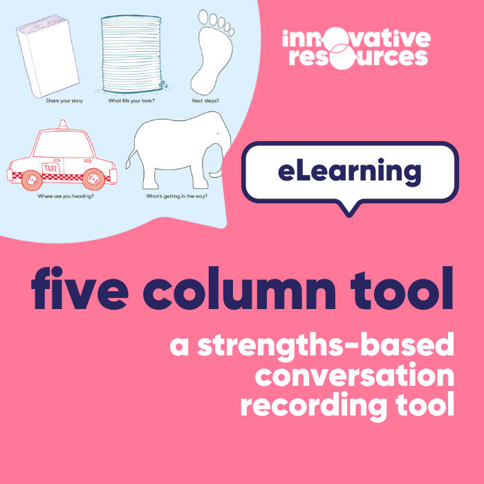 Five column tool – a strengths-based conversation recording tool