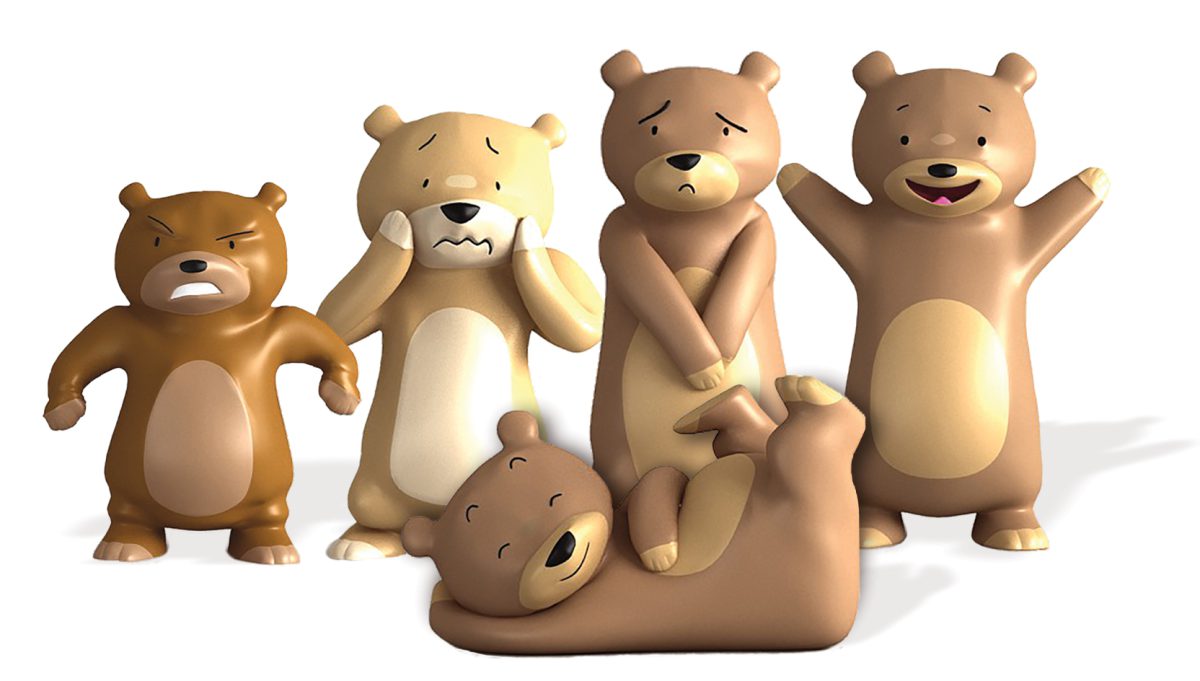 The Bears Tactile Characters